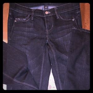 WHBM Noir Black Wash Skinny Jeans with Glam🖤💎